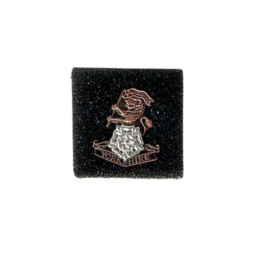 Picture of Lapel Pin - Yorkshire - S/C.BRZ / Silver Rose - Plastic Box