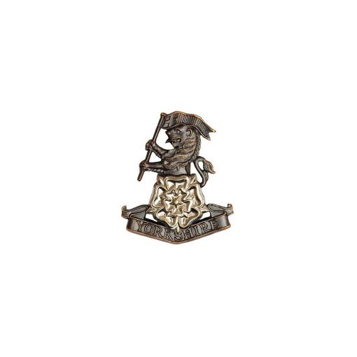 Picture of Beret/Cap Badge Yorkshire Regiment - Bronze - V - hook
