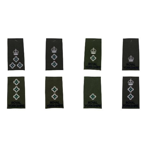 Picture of The Royal Yorkshire Rank Slide - Olive - Comm. Officers